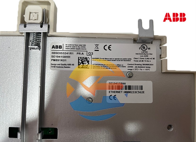 ABB AC800M 3BSE053240R1 PM891  processor unit1